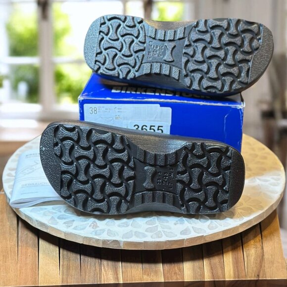 Birkenstock Profi-Birki Black Clogs Size 38 EU 7-7.5 US Slip Resistant Work Shoe - Picture 10 of 10